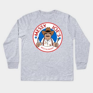 Messy Joes Restaurant Kids Long Sleeve T-Shirt